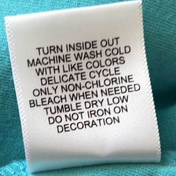 Vintage Y2K Juicy Couture Turquoise Mini Wrap Skirt Coverup w Rhinestone Logo - Picture 6 of 7